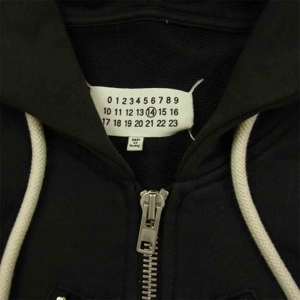 MAISON MARGIELA メゾンマルジェラ 14ライン 国内正規品 19AW S50HG0006 5ZIP 14 八の字ジップポケット ブラック系 44【中古】