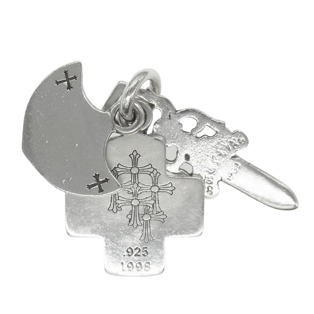 CHROME HEARTS クロムハーツ（原本無） スリー トリンケッツ ペンダント シルバー系【中古】