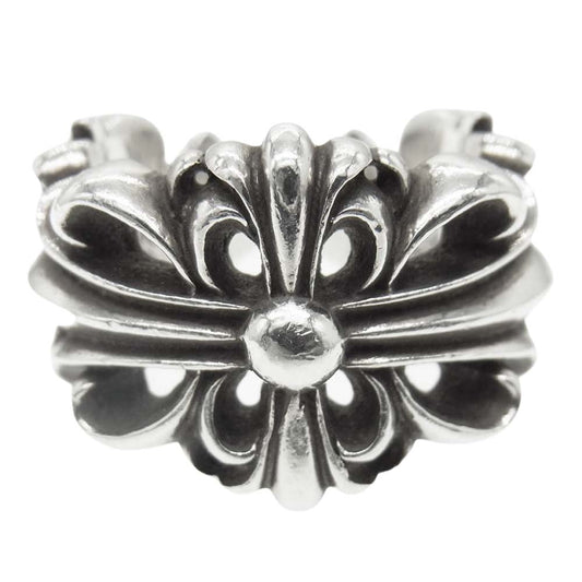 CHROME HEARTS クロムハーツ（原本無） ダブルフローラルクロス シルバー系 18号【中古】