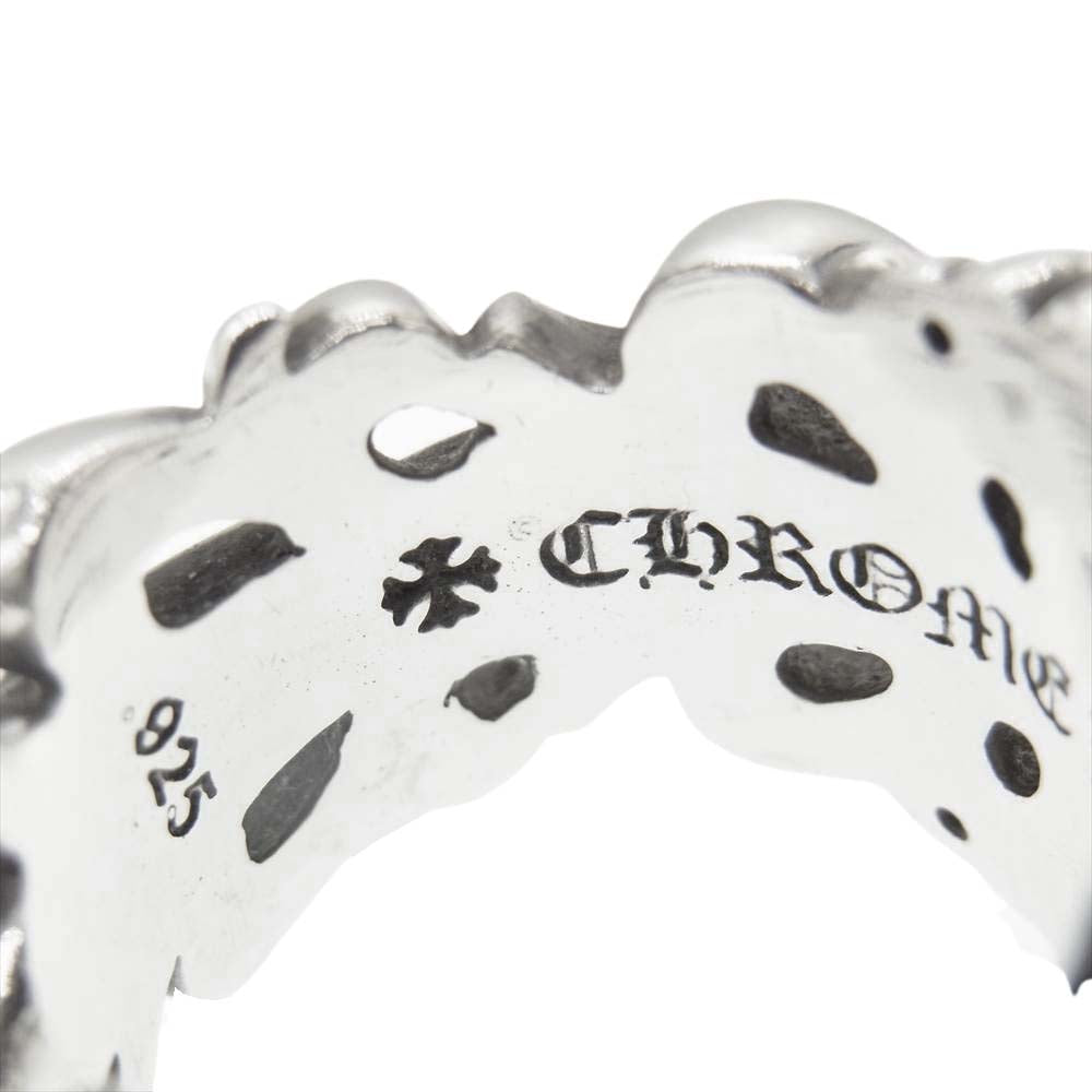 CHROME HEARTS クロムハーツ（原本無） ダブルフローラルクロス シルバー系 18号【中古】