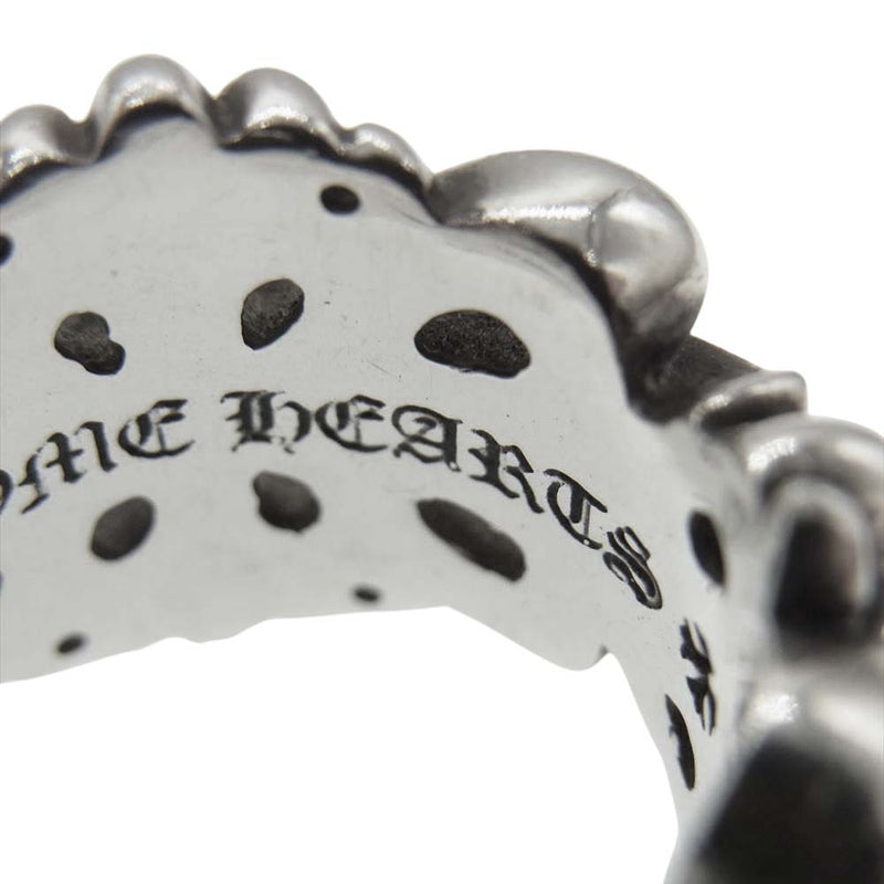 CHROME HEARTS クロムハーツ（原本無） ダブルフローラルクロス シルバー系 18号【中古】