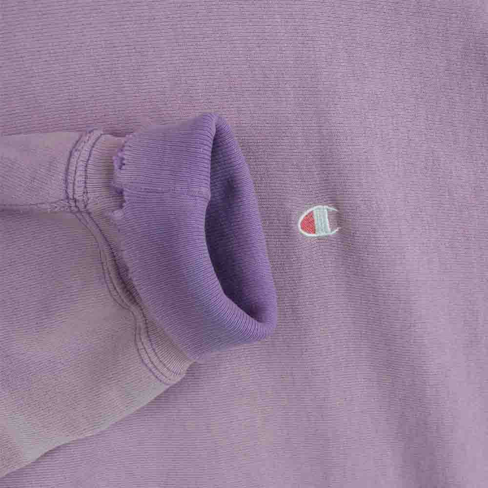 Champion チャンピオン USA製 90s 刺繍タグ リバースウィーブ スウェット パープル系 ピンク系 XL【中古】