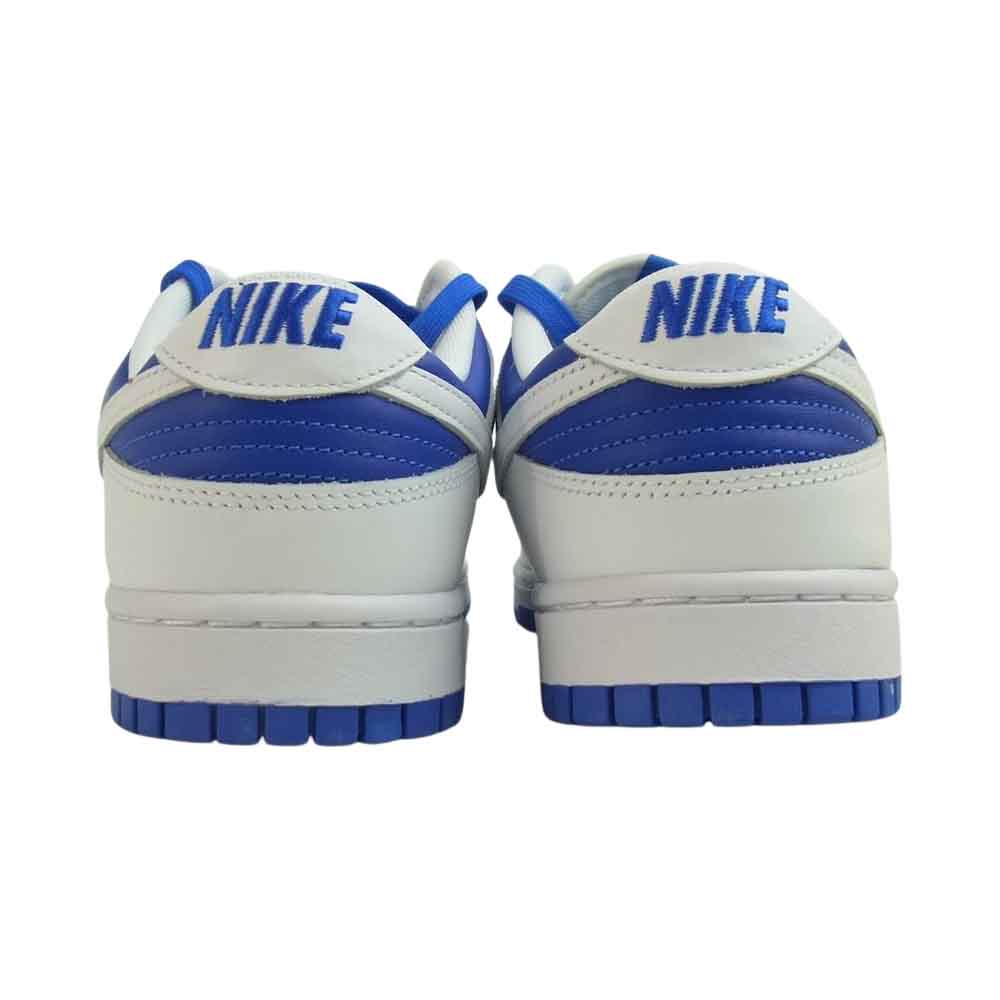 NIKE ナイキ DD1391-401 DUNK LOW RETRO Racer Blue and White ダンク ロー レトロ レーサー ブルー ホワイト スニーカー ブルー系 29cm【新古品】【未使用】【中古】