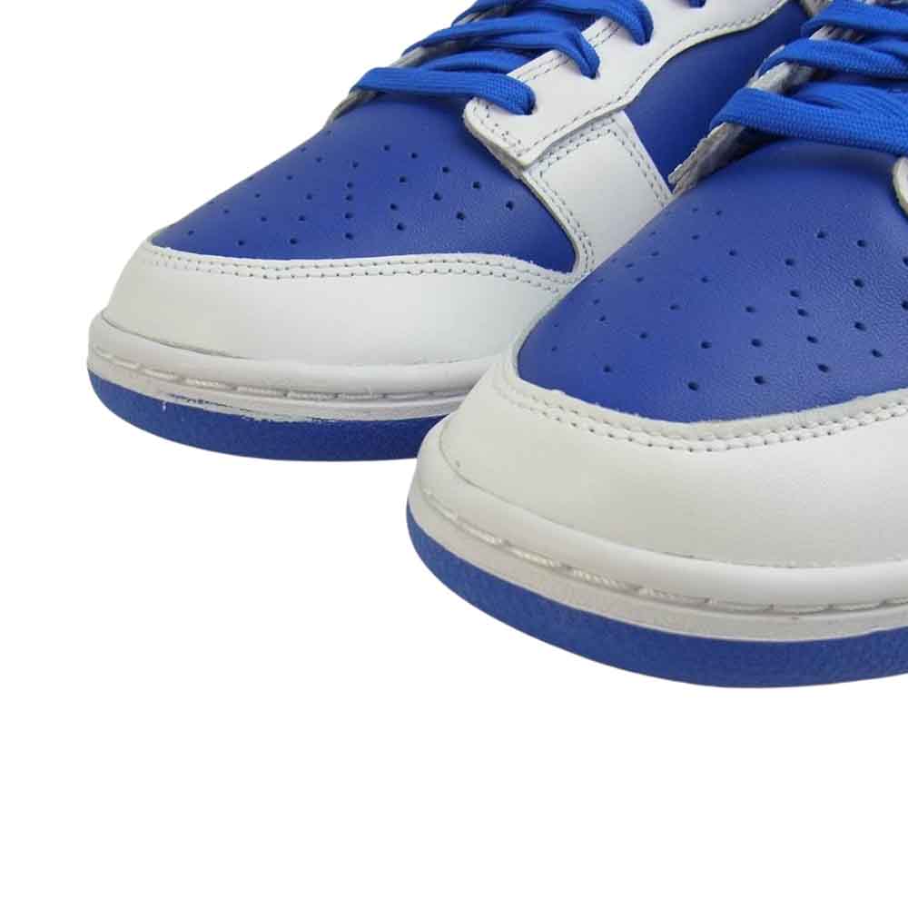 NIKE ナイキ DD1391-401 DUNK LOW RETRO Racer Blue and White ダンク ロー レトロ レーサー ブルー ホワイト スニーカー ブルー系 29cm【新古品】【未使用】【中古】