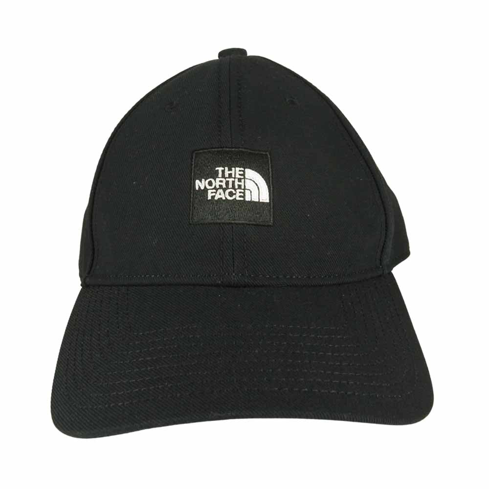 THE NORTH FACE ノースフェイス NN41911 SQUARE LOGO CAP スクエア ロゴ キャップ ユニセックス ブラック系 F【極上美品】【中古】