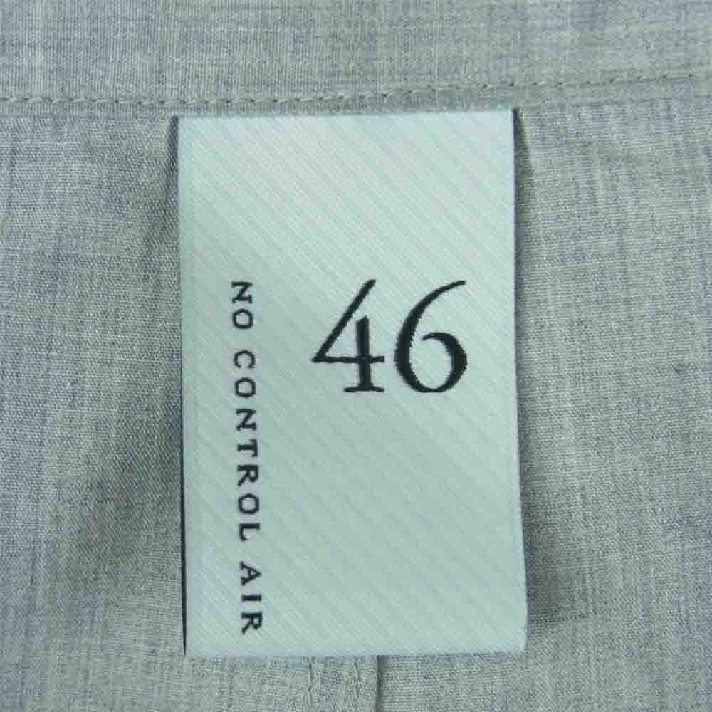ノーコントロールエアー コットン 長袖 シャツ 日本製 グレー系 46【中古】
