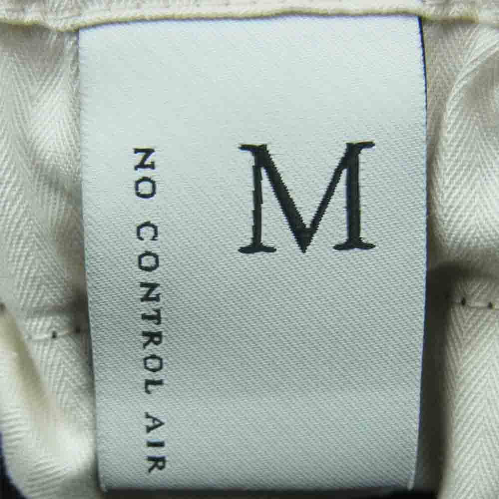 ノーコントロールエアー リネン混 タックワイド テーパード パンツ グレー系 M【中古】