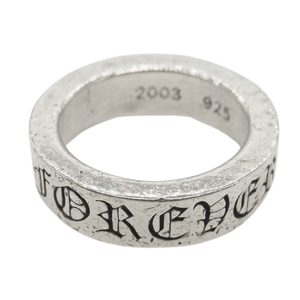 CHROME HEARTS クロムハーツ（原本無） 6mm SPACER FOREVER スペーサー フォーエバー リング シルバー系 13号【中古】