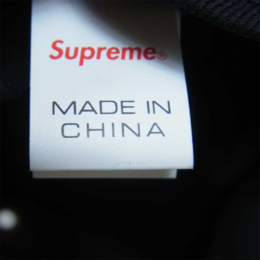Supreme シュプリーム 21SS Leather Camp Cap ボックスロゴ レザー キャンプ キャップ ブラック系 FREE【極上美品】【中古】
