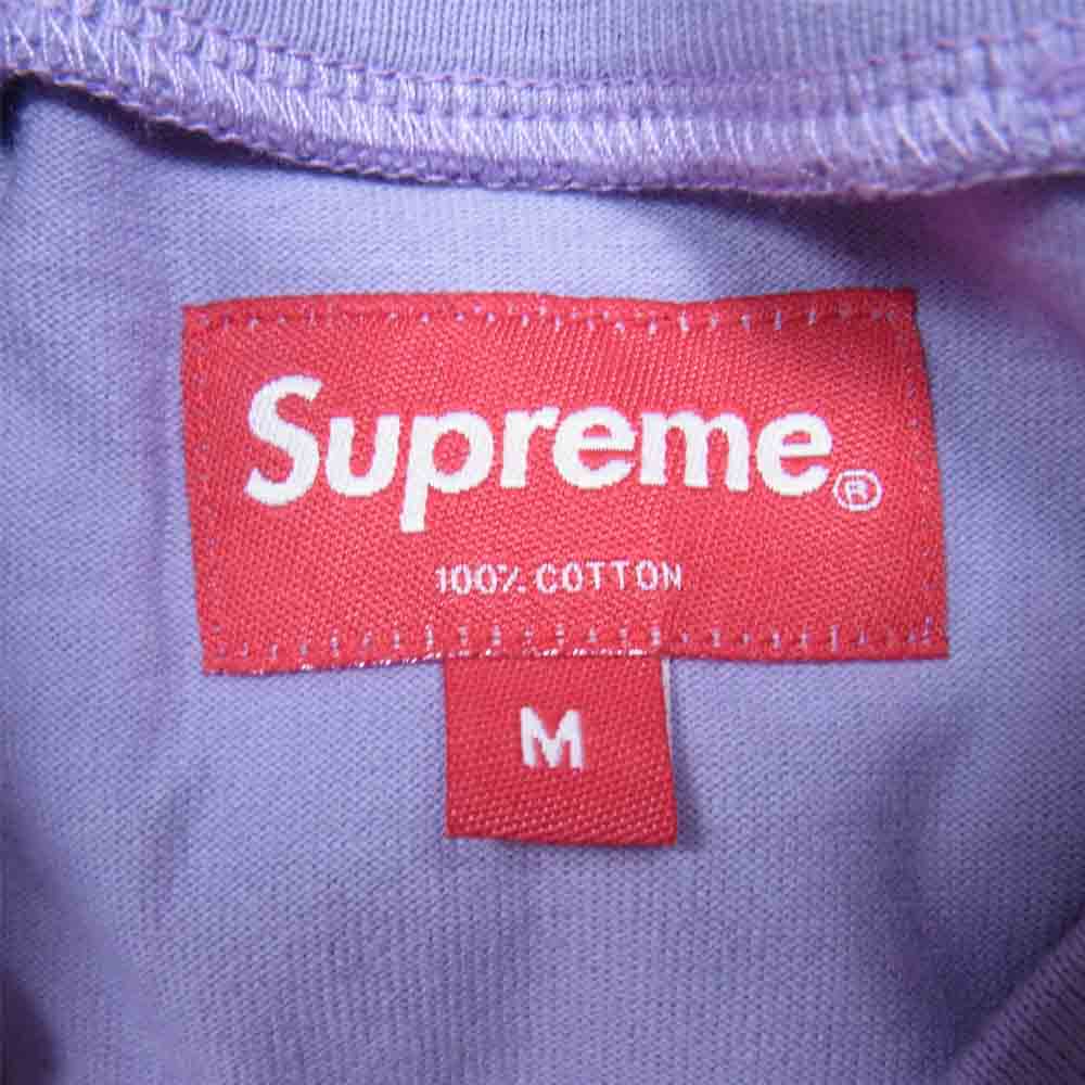 Supreme シュプリーム 20SS Patchwork Pocket Tee パッチワーク ポケット Tシャツ パープル系 M【中古】
