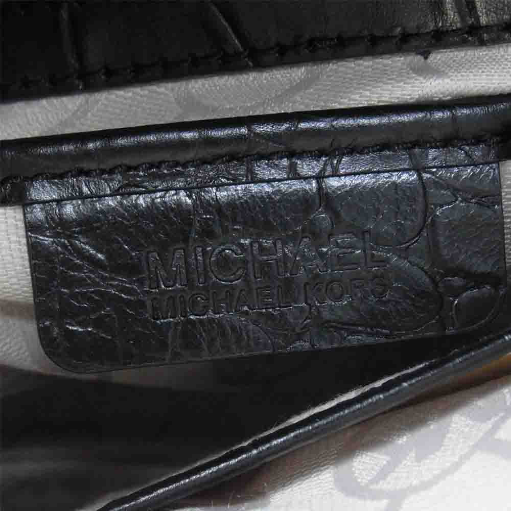 Michael Kors マイケルコース ゼブラ柄 2way ショルダー バッグ ブラック系【新古品】【未使用】【中古】