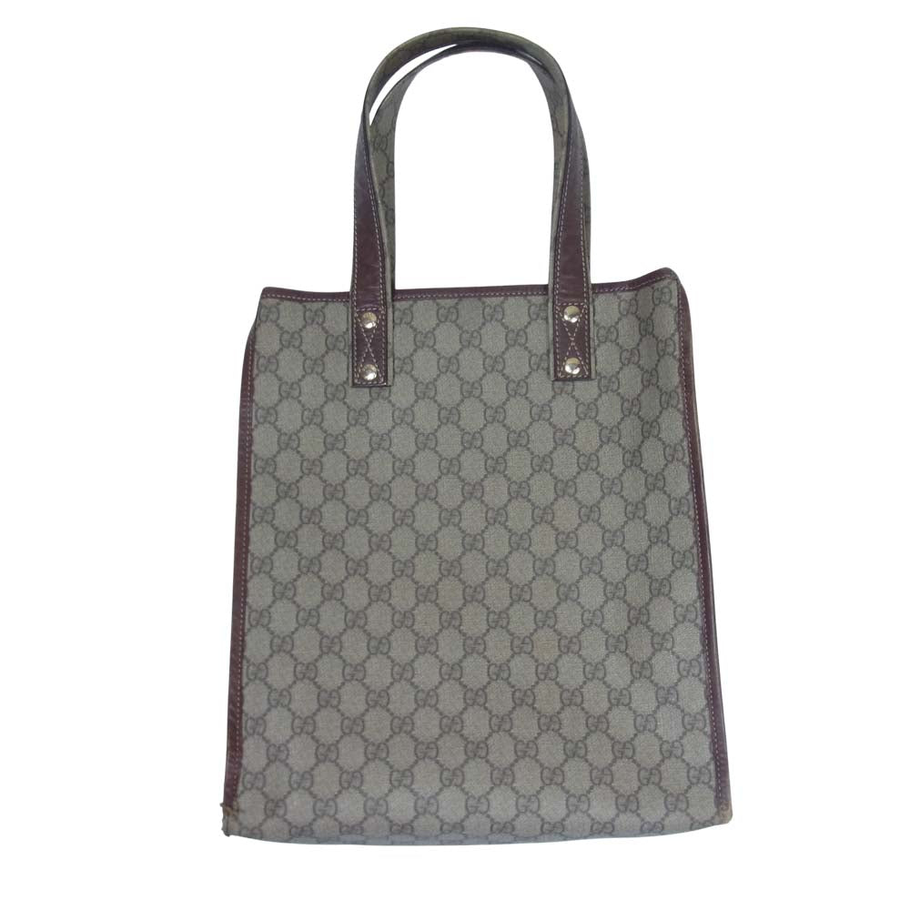 GUCCI グッチ 211135 シェリーライン GG トート バッグ ブラウン系【中古】