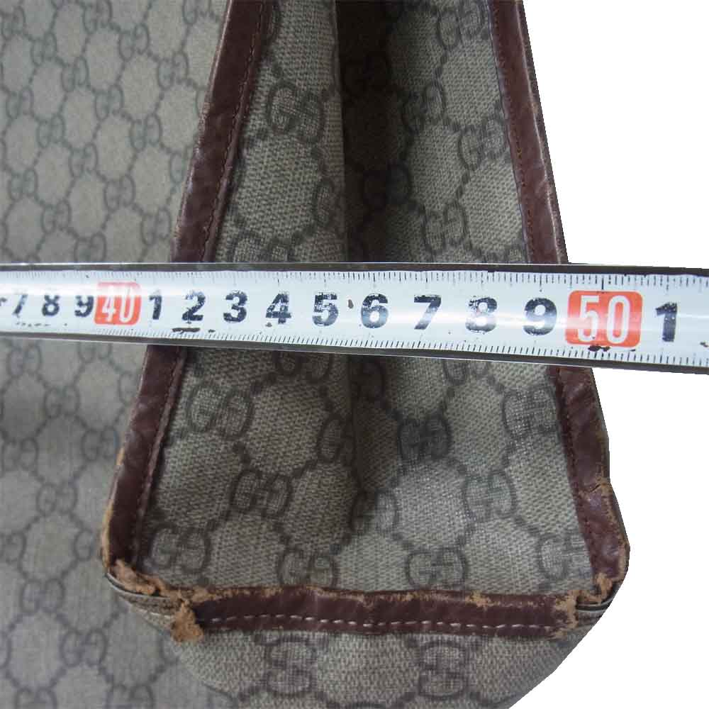 GUCCI グッチ 211135 シェリーライン GG トート バッグ ブラウン系【中古】