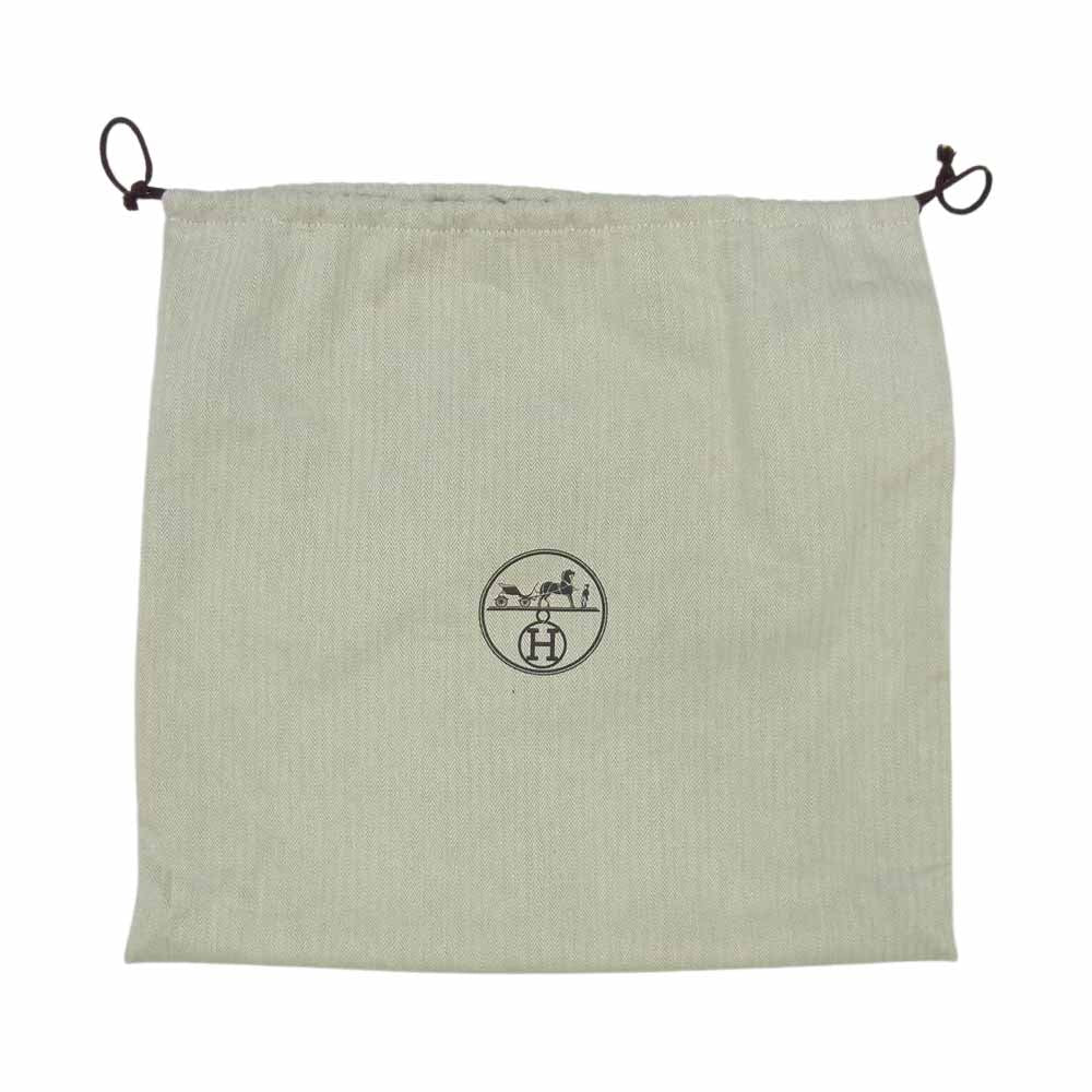 HERMES エルメス ガーデンパーティ TPM D刻印 ベージュ系 藍色系【美品】【中古】