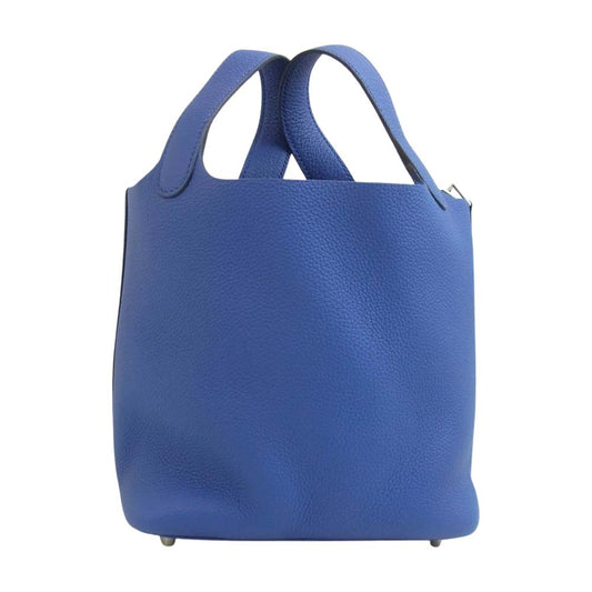HERMES エルメス ピコタン PM ブルーロイヤル シルバー金具 U刻印 ブルー系【極上美品】【中古】