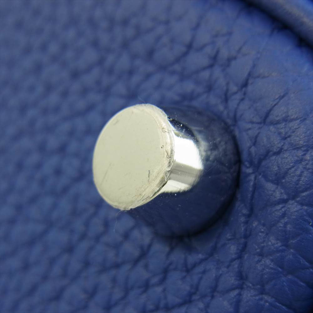 HERMES エルメス ピコタン PM ブルーロイヤル シルバー金具 U刻印 ブルー系【極上美品】【中古】