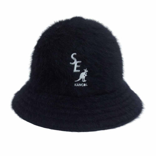 WIND AND SEA ウィンダンシー 21AW WDS-KG-03 × KANGOL K3017ST FURGOLA CASUAL カンゴール ファーゴラ ベル アンゴラ バケット ハット ブラック系 M【中古】