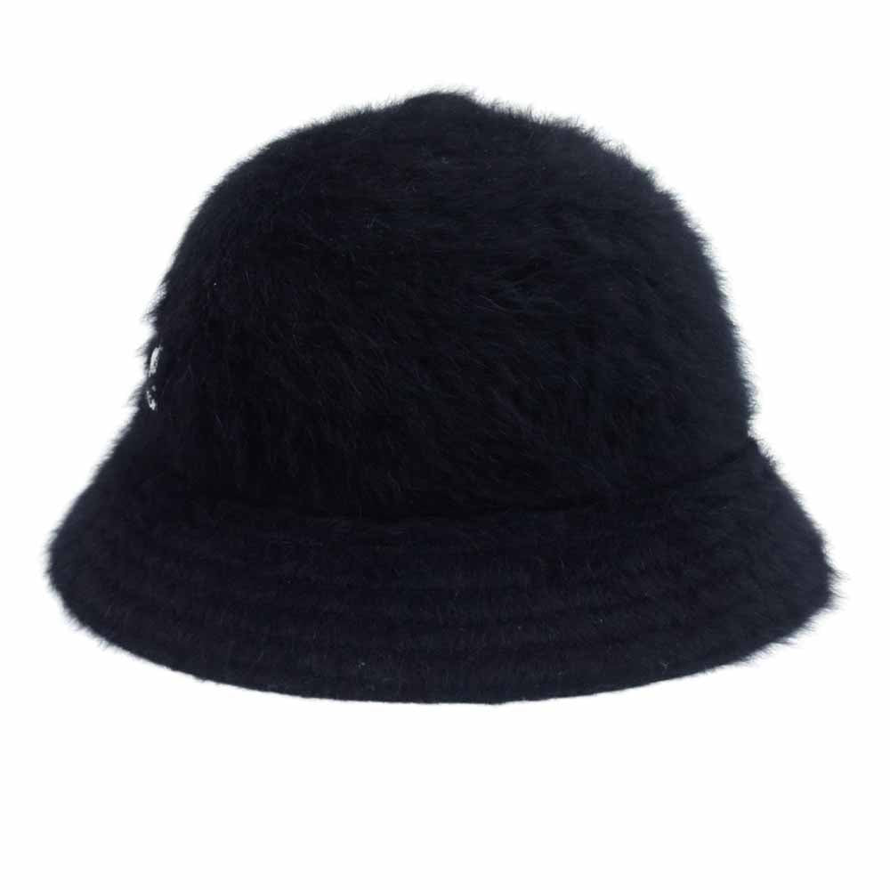 WIND AND SEA ウィンダンシー 21AW WDS-KG-03 × KANGOL K3017ST FURGOLA CASUAL カンゴール ファーゴラ ベル アンゴラ バケット ハット ブラック系 M【中古】