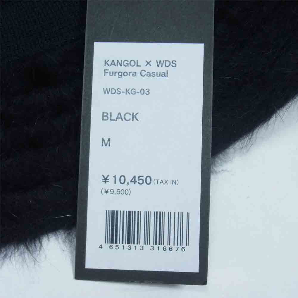 WIND AND SEA ウィンダンシー 21AW WDS-KG-03 × KANGOL K3017ST FURGOLA CASUAL カンゴール ファーゴラ ベル アンゴラ バケット ハット ブラック系 M【中古】