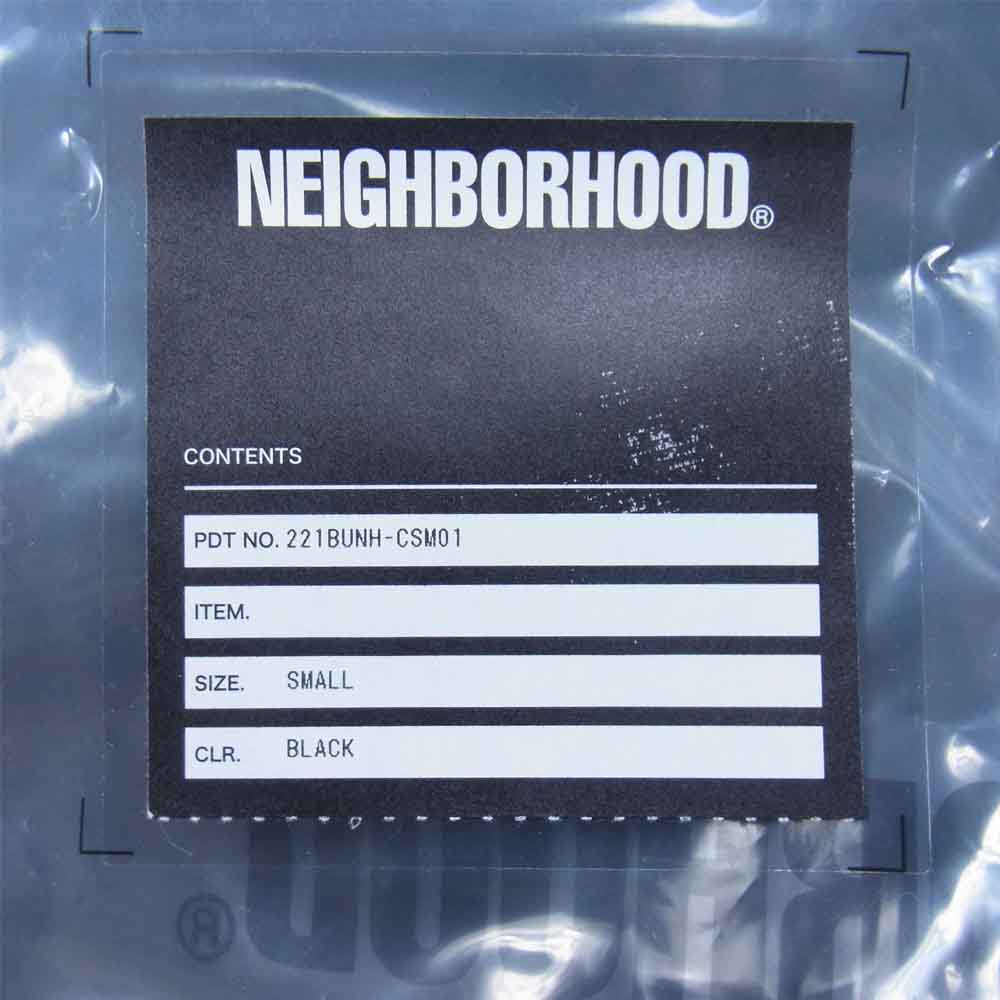 NEIGHBORHOOD ネイバーフッド 221BUNH-CSM01 SRL . SHELTECH-1 / CN-CREW . SS ポケット Tシャツ ブラック系 S【美品】【中古】