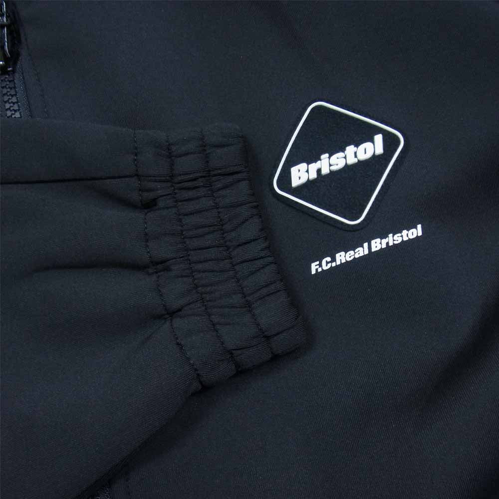 WIND AND SEA ウィンダンシー FCRB-220150 BRISTOL SEA TECH JERSEY STAND COLLAR JACKET テック ジャージー スタンド カラー ジャケット ブラック系 S【美品】【中古】