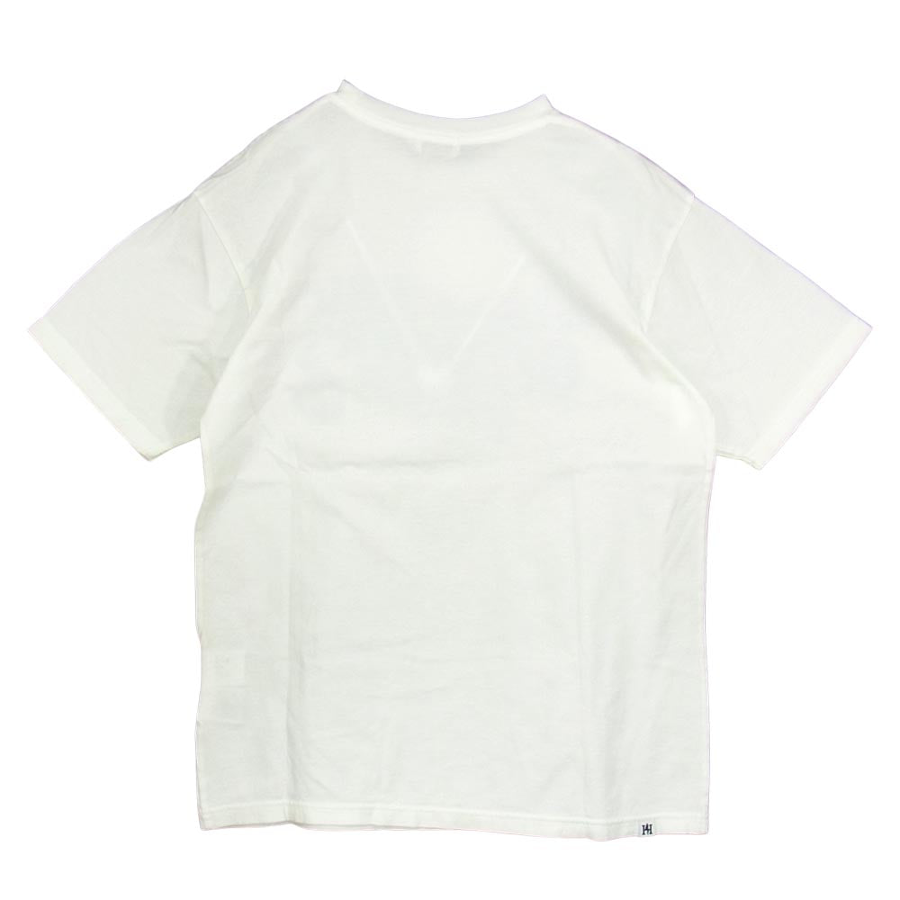 HYSTERIC GLAMOUR ヒステリックグラマー 02212CT14300 HG VISION TURN IT ON クルーネック プリント 半袖 Tシャツ ホワイト系 M【新古品】【未使用】【中古】