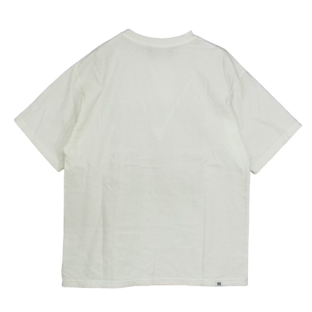 HYSTERIC GLAMOUR ヒステリックグラマー 02213CT13300 ALWAYS LOOKING TOWARDS DEMONESS IN THE SUN デーモン ガールプリント クルーネック 半袖 Tシャツ ホワイト系 M【新古品】【未使用】【中古】