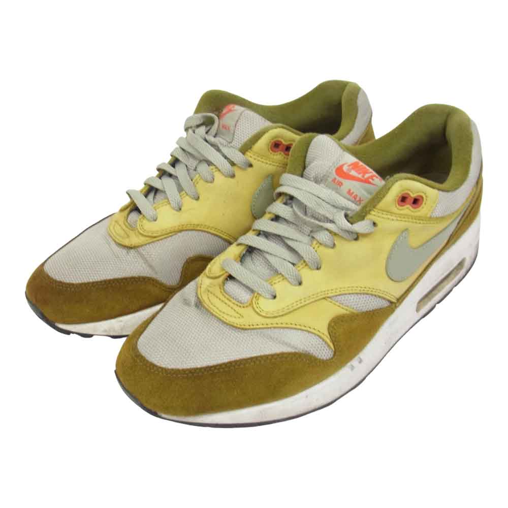 NIKE ナイキ 908366-300 AIR MAX 1 PREMIUM ナイキ エアマックス1 スニーカー イエロー系 30cm【中古】