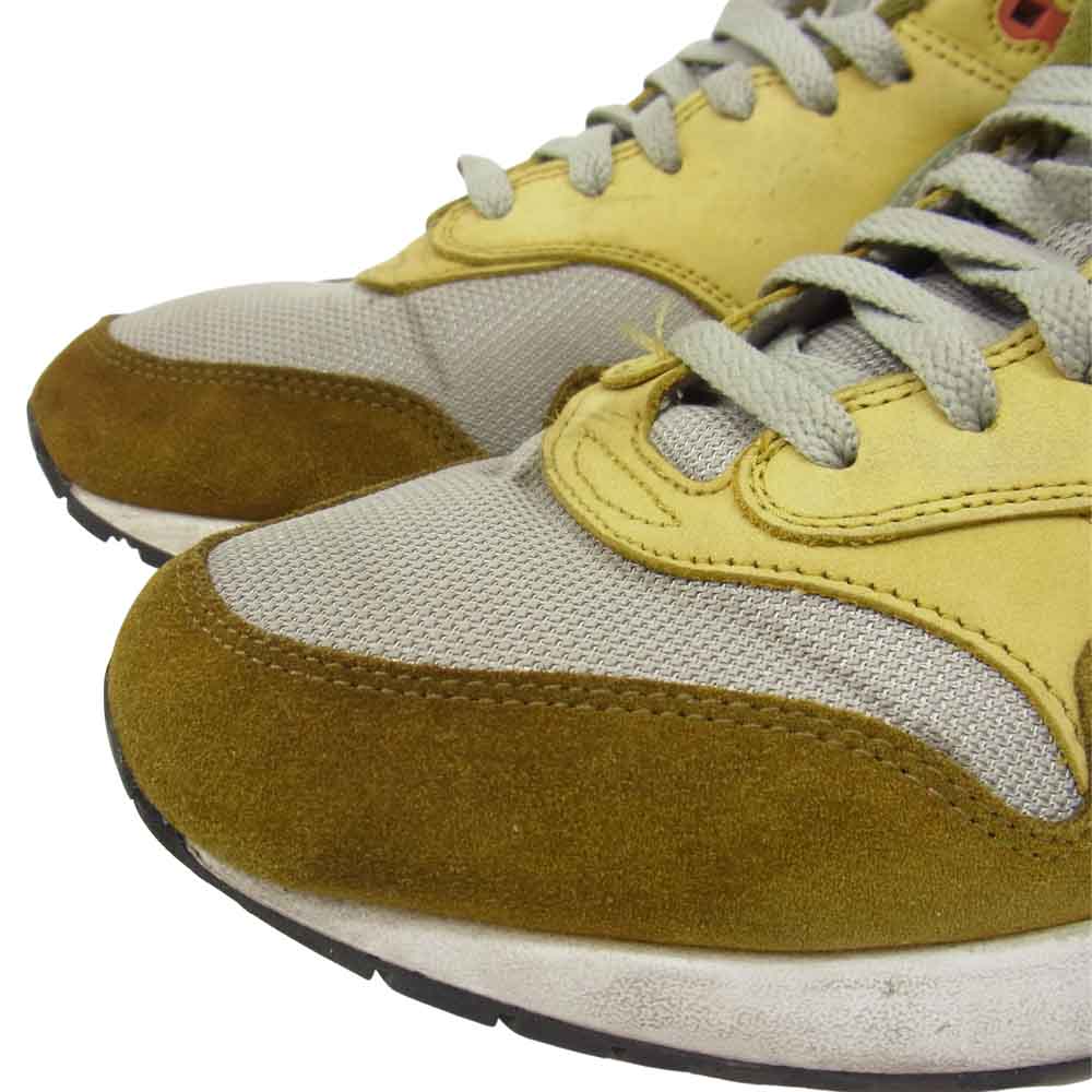 NIKE ナイキ 908366-300 AIR MAX 1 PREMIUM ナイキ エアマックス1 スニーカー イエロー系 30cm【中古】