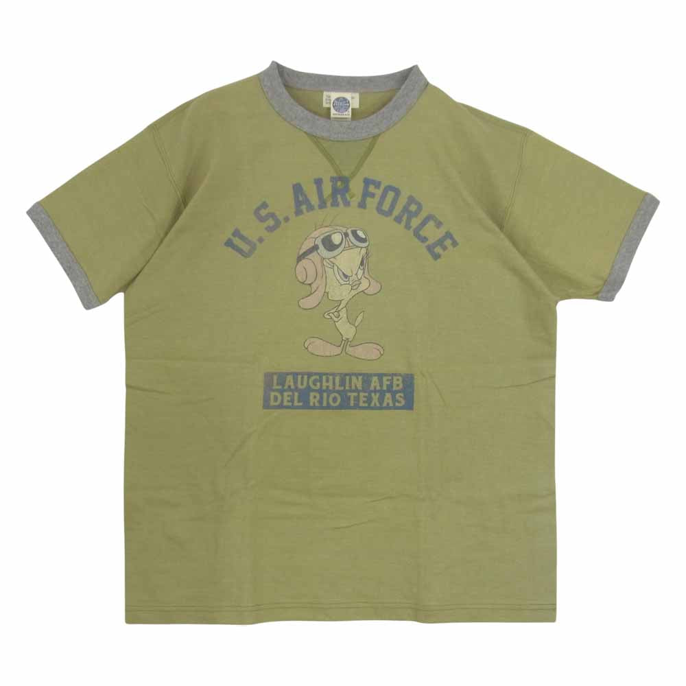 TOY'S McCOY トイズマッコイ TMC1546 TWEETY トゥイーティー Tシャツ カーキ系 XL【美品】【中古】