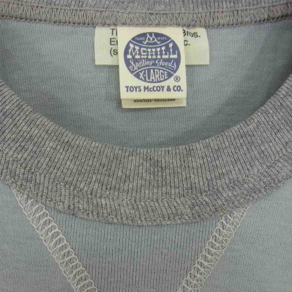 TOY'S McCOY トイズマッコイ TMC1601 MILITARY TEE BUGGS BUNNY Mighty Eighth ミリタリー バッグスバニー Tシャツ グレー系 XL【美品】【中古】