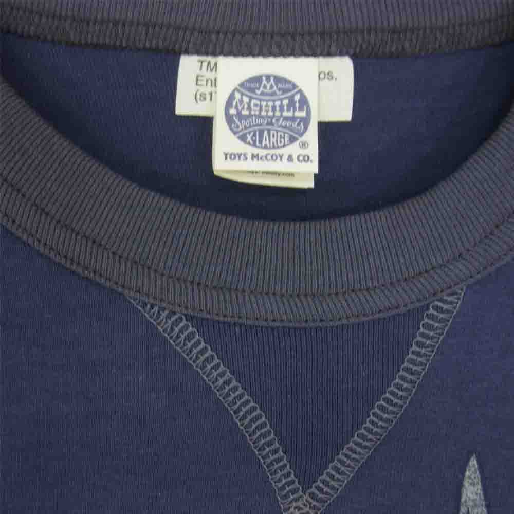TOY'S McCOY トイズマッコイ TMC1705 ミリタリー バッグスバニー キングマン アーミーエアフィールド Tシャツ ネイビー系 XL【美品】【中古】