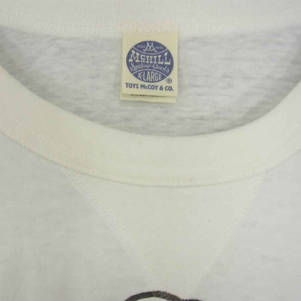 TOY'S McCOY トイズマッコイ USN Felix Tee フィリックス Tシャツ ホワイト系 XL【中古】