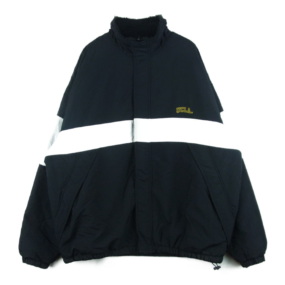 ユーシーエルエー 183-1519 リバーシブル ナイロン ボア ジャケット 中国製 ブラック系 M【中古】