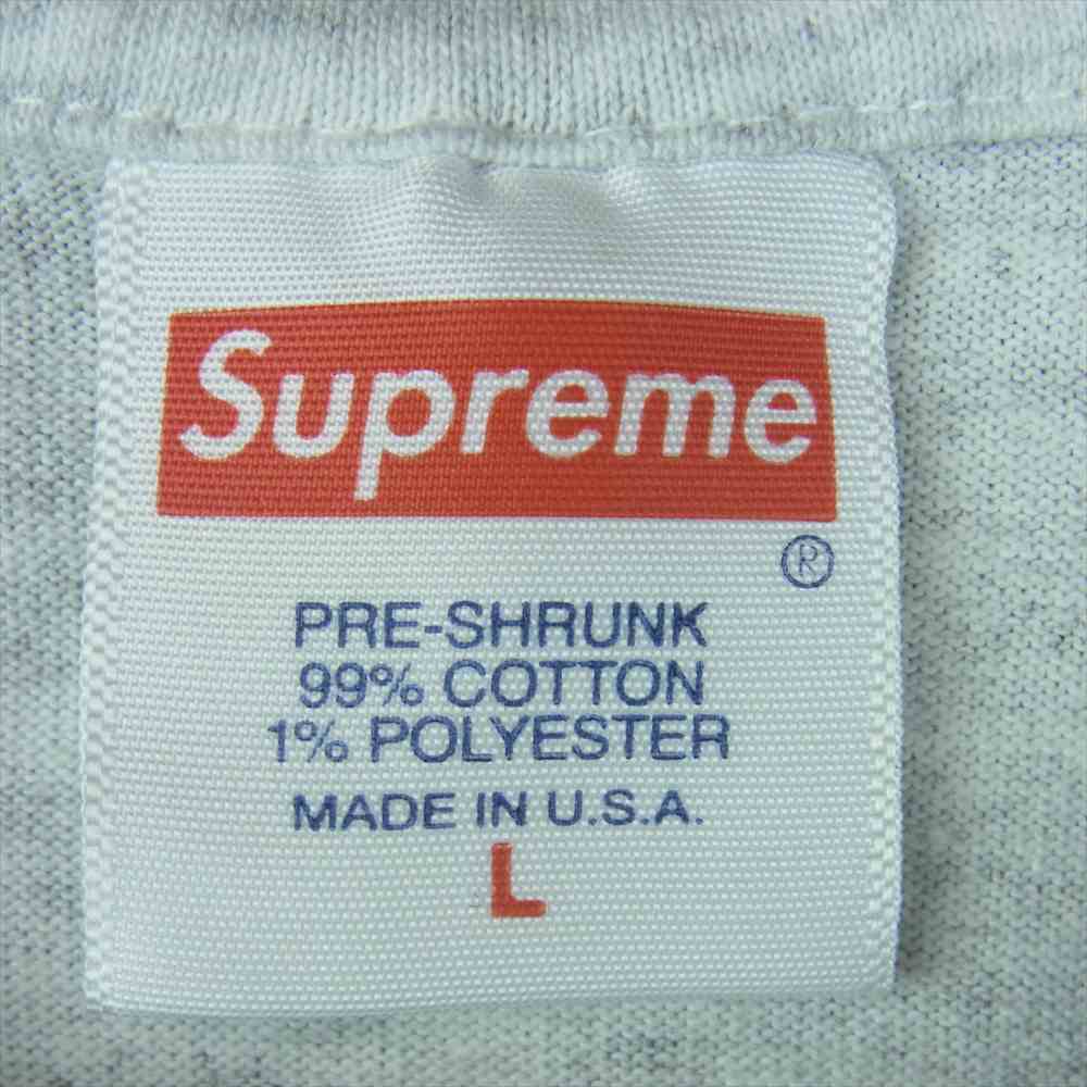 Supreme シュプリーム 20SS Laugh Now Tee 半袖 Tシャツ コットン アメリカ製 グレー系 L【中古】