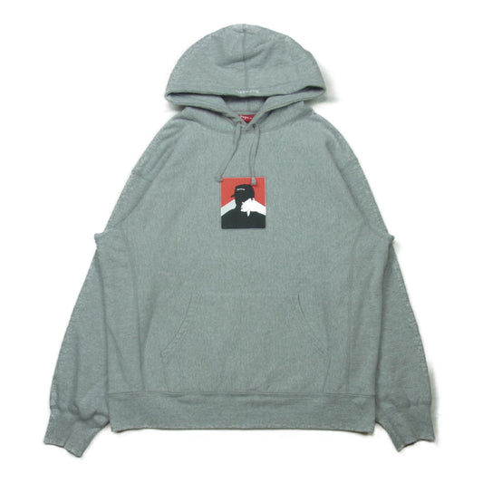 Supreme シュプリーム 20AW Portrait Hooded Sweatshirt ポートレート スウェット パーカー グレー系【美品】【中古】