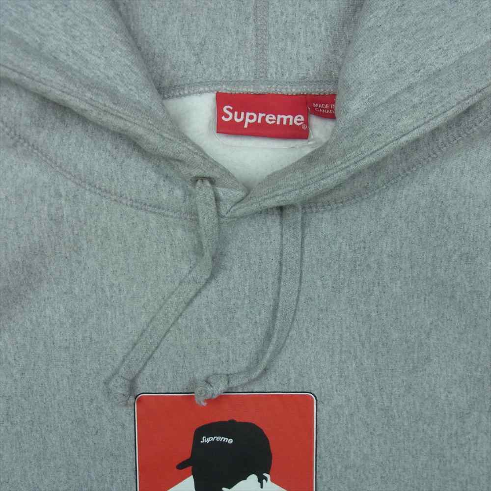 Supreme シュプリーム 20AW Portrait Hooded Sweatshirt ポートレート スウェット パーカー グレー系【美品】【中古】