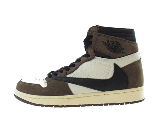 NIKE ナイキ CD4487-100 Travis Scott AIR JORDAN 1 HIGH OG TS SP トラヴィススコット エア ジョーダン 1 ハイ スニーカー ブラウン系 US9【中古】