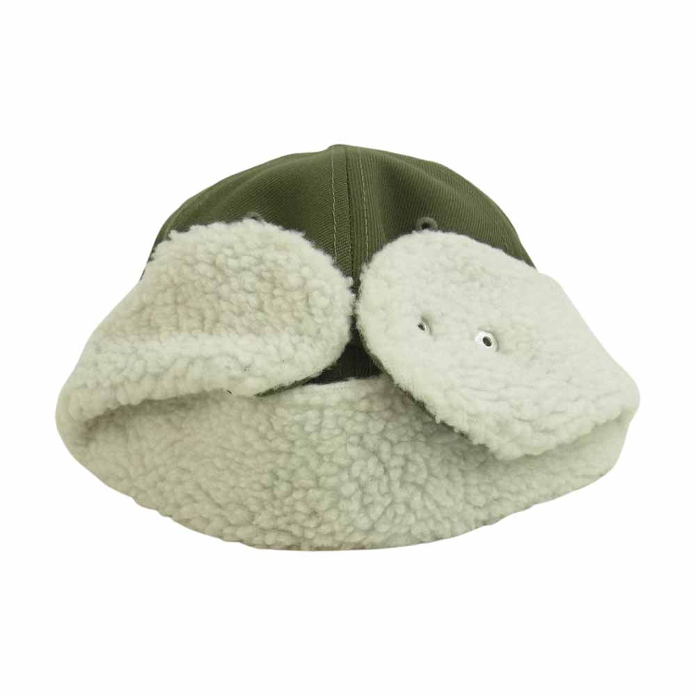 Supreme シュプリーム 21AW Earflap Box Logo New Era ニューエラ イヤーフラップ ボックロゴ キャップ カーキ系【新古品】【未使用】【中古】