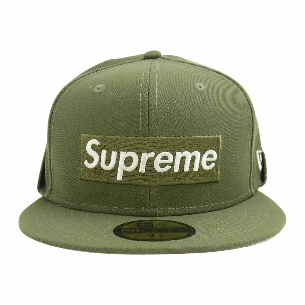 Supreme シュプリーム 21AW Earflap Box Logo New Era ニューエラ イヤーフラップ ボックロゴ キャップ カーキ系【新古品】【未使用】【中古】