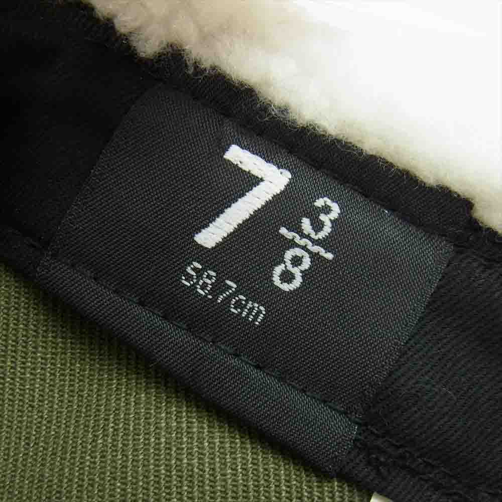 Supreme シュプリーム 21AW Earflap Box Logo New Era ニューエラ イヤーフラップ ボックロゴ キャップ カーキ系【新古品】【未使用】【中古】