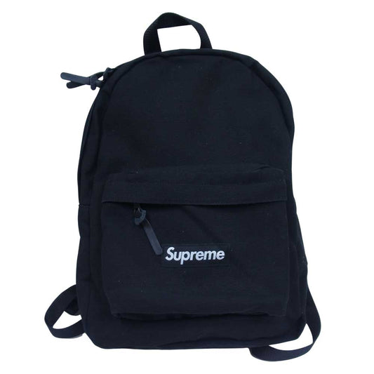 Supreme シュプリーム 20AW CANVAS BACK PACK キャンバス バックパック デイパック リュック ブラック系【中古】