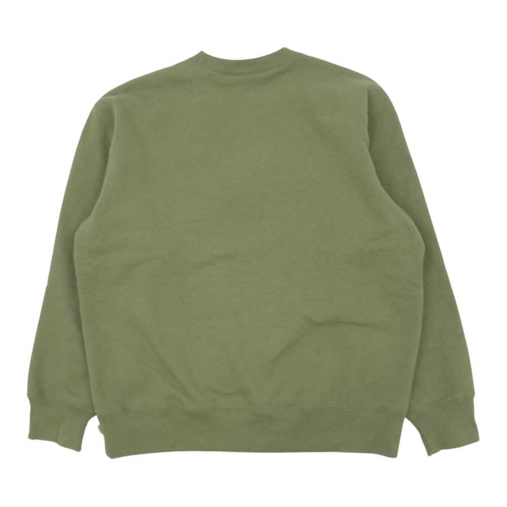 Supreme シュプリーム 21AW WTAPS Crewneck ダブルタップス クルーネック スウェット カーキ系 M【中古】