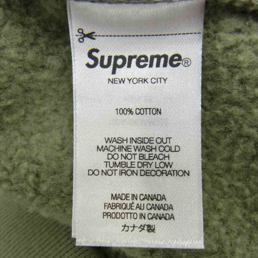 Supreme シュプリーム 21AW WTAPS Crewneck ダブルタップス クルーネック スウェット カーキ系 M【中古】
