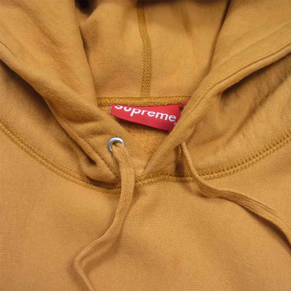 Supreme シュプリーム 21AW Box Logo Hooded Sweatshirt ボックスロゴ フーディー スウェット パーカー Lt.Mustard M【中古】
