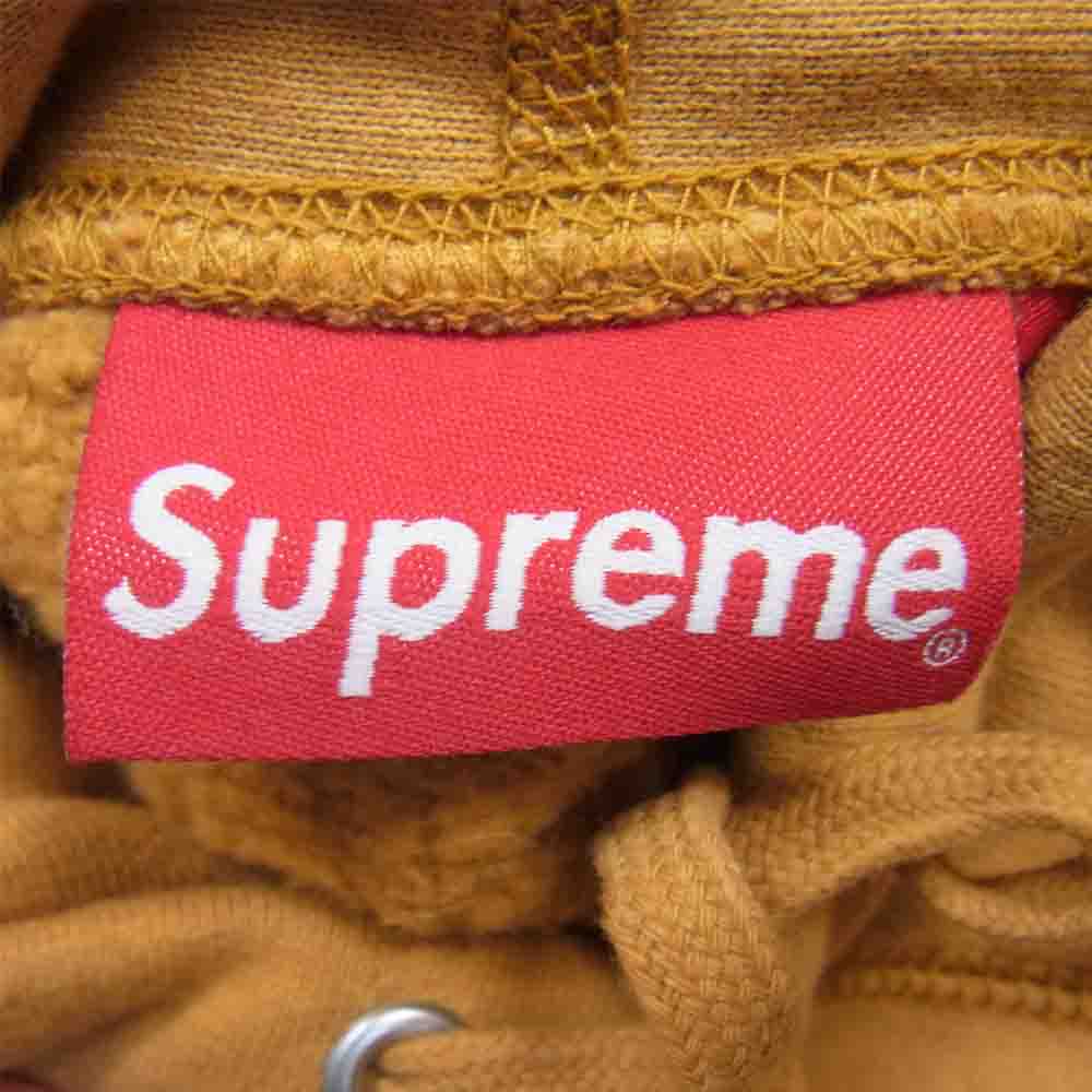 Supreme シュプリーム 21AW Box Logo Hooded Sweatshirt ボックスロゴ フーディー スウェット パーカー Lt.Mustard M【中古】