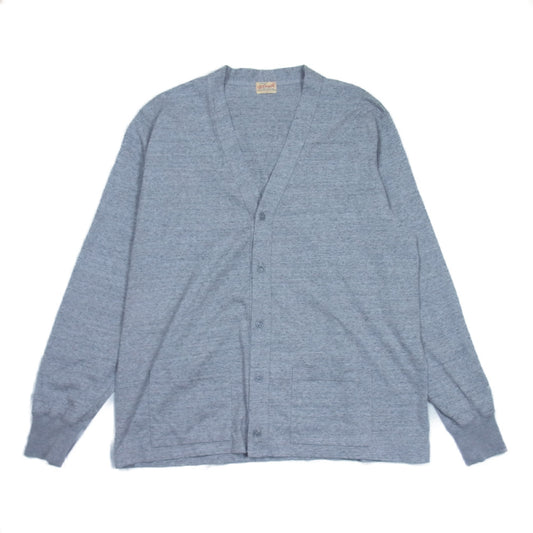 WHITESVILLE ホワイツビル 天竺 カットソー カーディガン 日本製 グレー系 L【中古】