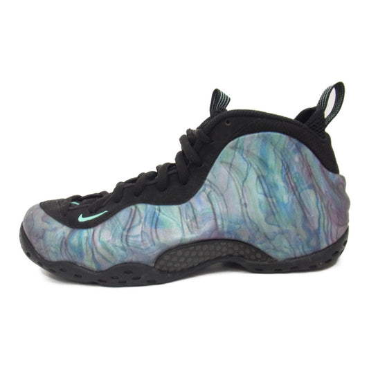 NIKE ナイキ 575420-009 AIR FOAMPOSITE ONE PRM エアフォームポジット ワン プレミアム ブルー ミラー スニーカー ブルー系 26.5cm【中古】