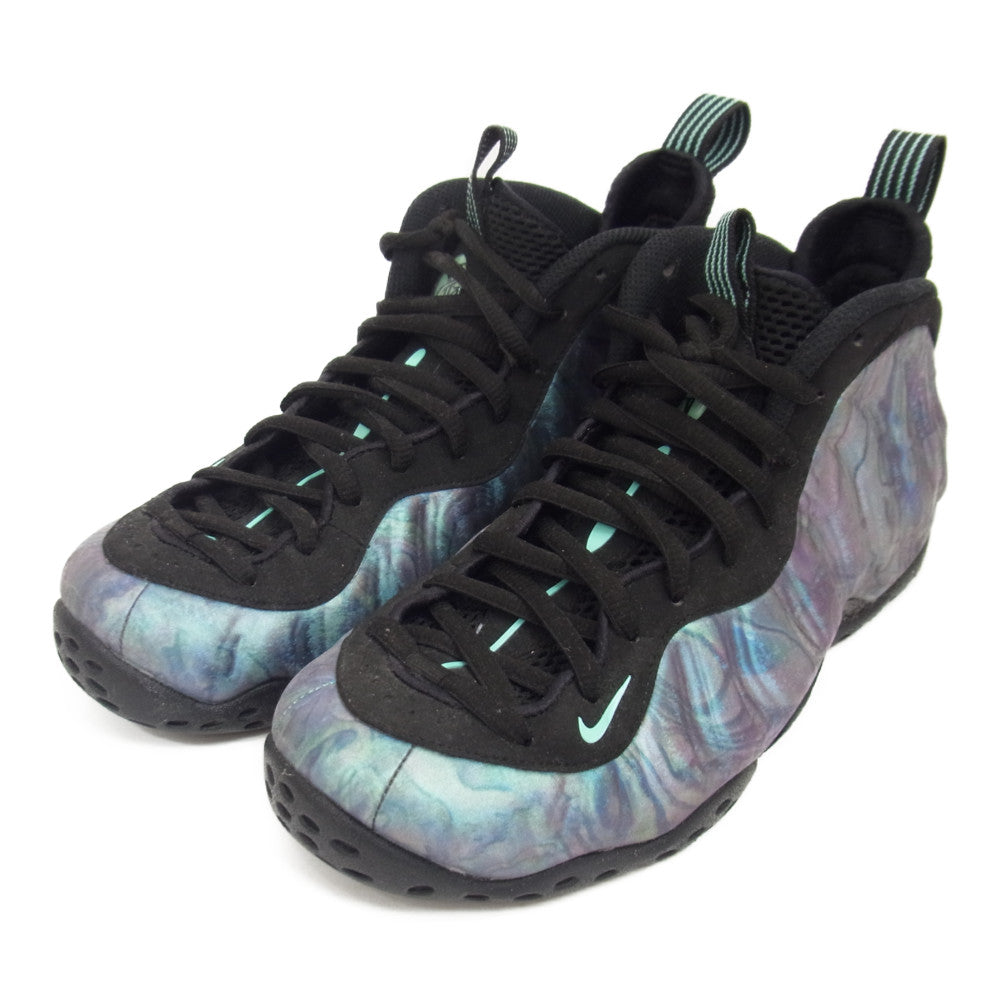 NIKE ナイキ 575420-009 AIR FOAMPOSITE ONE PRM エアフォームポジット ワン プレミアム ブルー ミラー スニーカー ブルー系 26.5cm【中古】