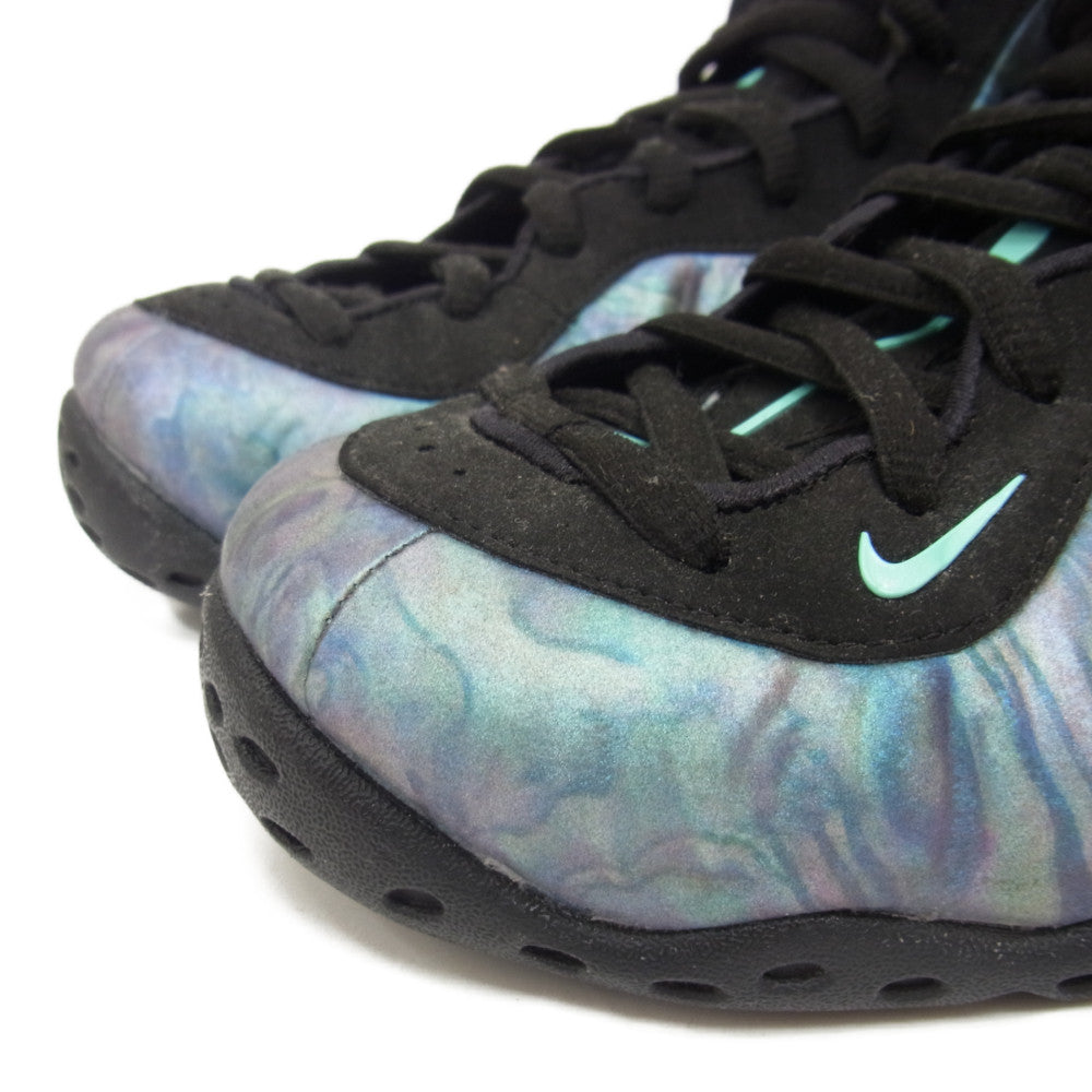 NIKE ナイキ 575420-009 AIR FOAMPOSITE ONE PRM エアフォームポジット ワン プレミアム ブルー ミラー スニーカー ブルー系 26.5cm【中古】